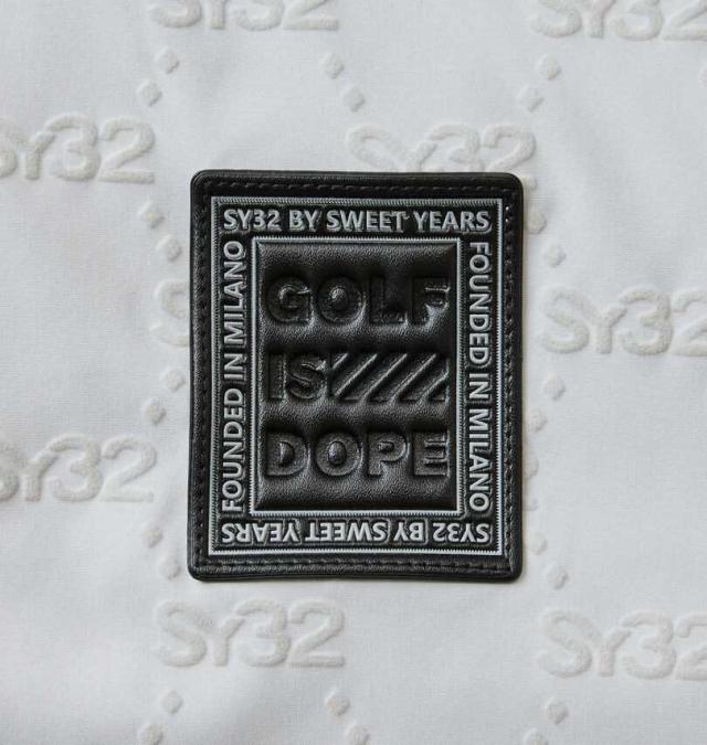 大きいサイズ SY32 by SWEET YEARS ゴルフ フロッキー ウーブンストレッチ フルジップ フーディ ジャケット ライトグレー 3L 4L 5L 6L/1273-5335-1-320