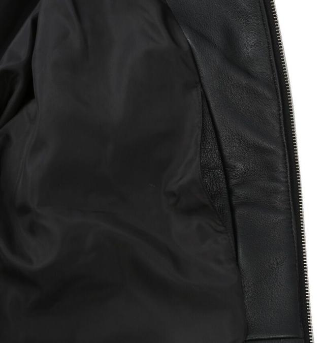 大きいサイズ TETE HOMME スタンドカラー レザーブルゾン ブラック 3L 4L 5L 6L/1273-5357-2-720