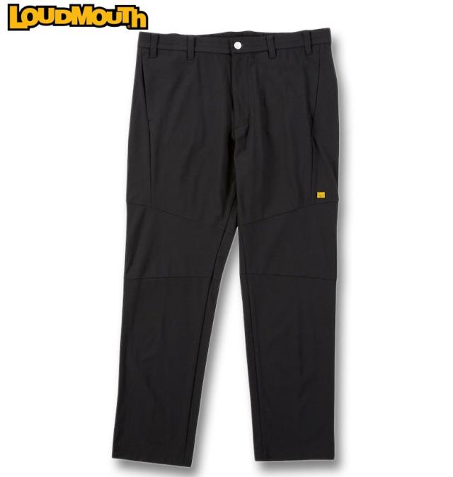 大きいサイズ LOUDMOUTH 8WAY ストレッチ ゴルフ ロングパンツ ブラック 100cm 105cm 110cm 115cm 120cm/1274-5255-1-220