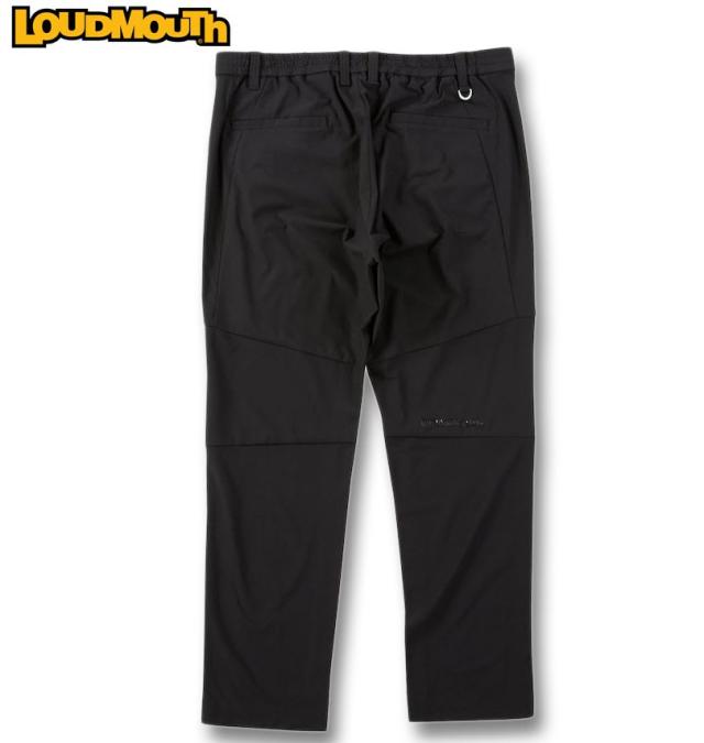 大きいサイズ LOUDMOUTH 8WAY ストレッチ ゴルフ ロングパンツ ブラック 100cm 105cm 110cm 115cm 120cm/1274-5255-1-220