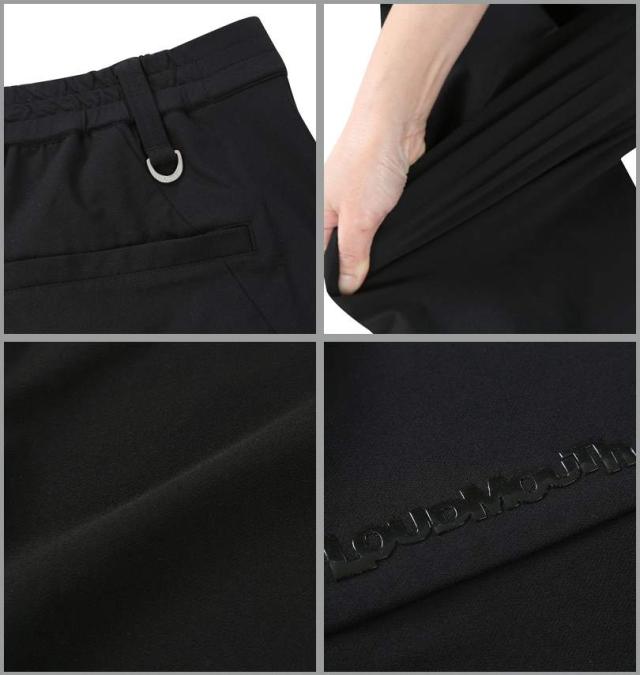 大きいサイズ LOUDMOUTH 8WAY ストレッチ ゴルフ ロングパンツ ブラック 100cm 105cm 110cm 115cm 120cm/1274-5255-1-220