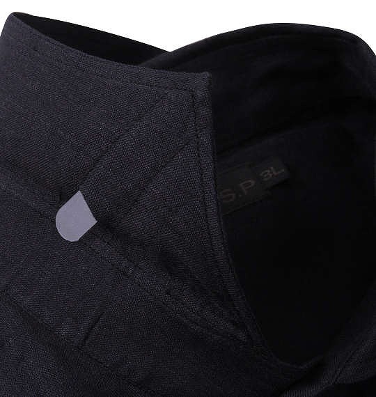 大きいサイズ Mc.S.P カッタウェイ長袖シャツ ブラック 3L 4L 5L 6L/1277-3282-2-120