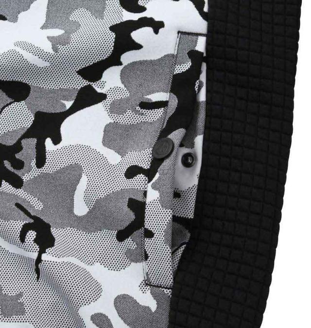 大きいサイズ SY32 by SWEET YEARS ゴルフ カモジャガード ジップ スウェットジャケット ブラック 3L 4L 5L 6L/1278-3386-2-220