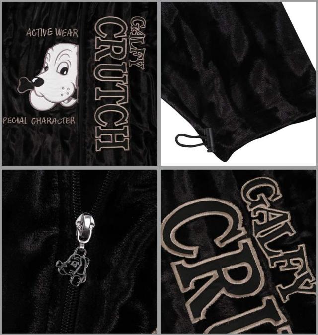 大きいサイズ GALFY ベルボア 上下セット ブラック 3L 4L 5L 6L/1258-4383-2-228