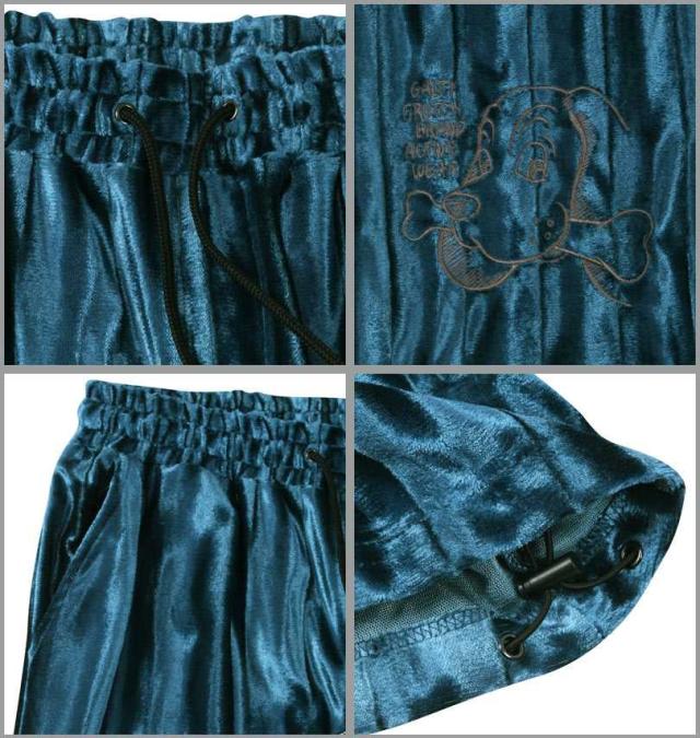 大きいサイズ GALFY ベルボア 上下セット エメラルド 3L 4L 5L 6L/1258-4383-3-228