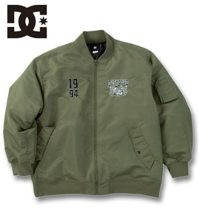 大きいサイズ DCSHOES 25 FLIGHT ジャケット カーキ 3L 4L 5L 6L/1273-5366-1-228