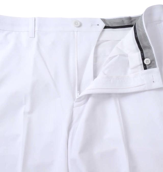 大きいサイズ SRIXON ストレッチロングパンツ ホワイト 100〜140cm/1274-2310-1-128