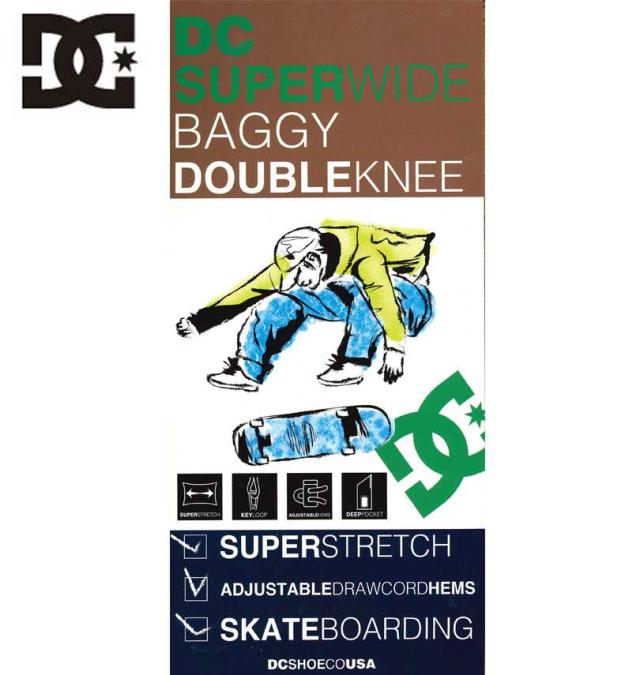 大きいサイズ DCSHOES 25WIDE BUGGY DOUBLE KNEE パンツ ブラックデニムケミカルウォッシュ 3L 4L 5L/1274-5120-2-128