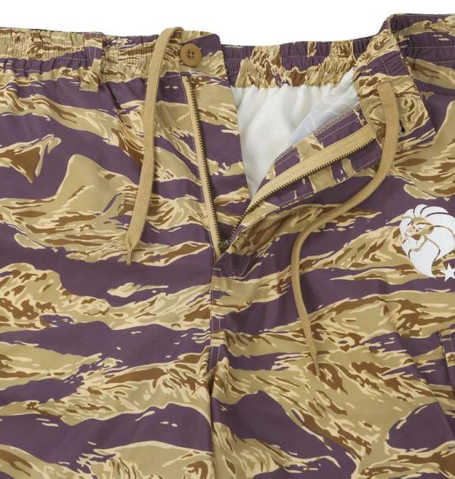 大きいサイズ NESTA BRAND タイガーカモ カーゴ ハーフパンツ サンドタイガーカモ 3L 4L 5L 6L 8L/1274-5281-1-128