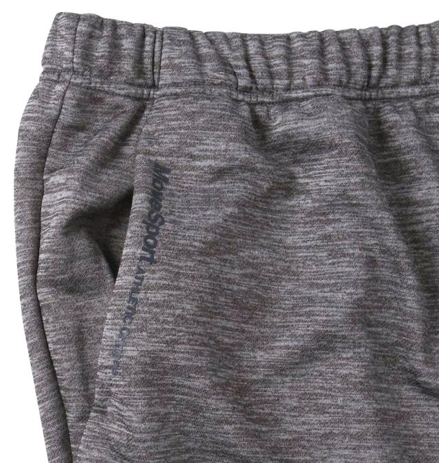 大きいサイズ DESCENTE ライトスムースロングパンツ グレー杢 3L 4L 5L 6L/1276-2301-1-128