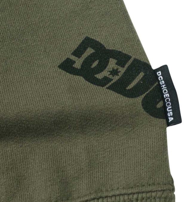 大きいサイズ DCSHOES 23 ST ALLOVERクルースウェット カーキオリーブ 3L 4L 5L 6L/1278-3110-1-128