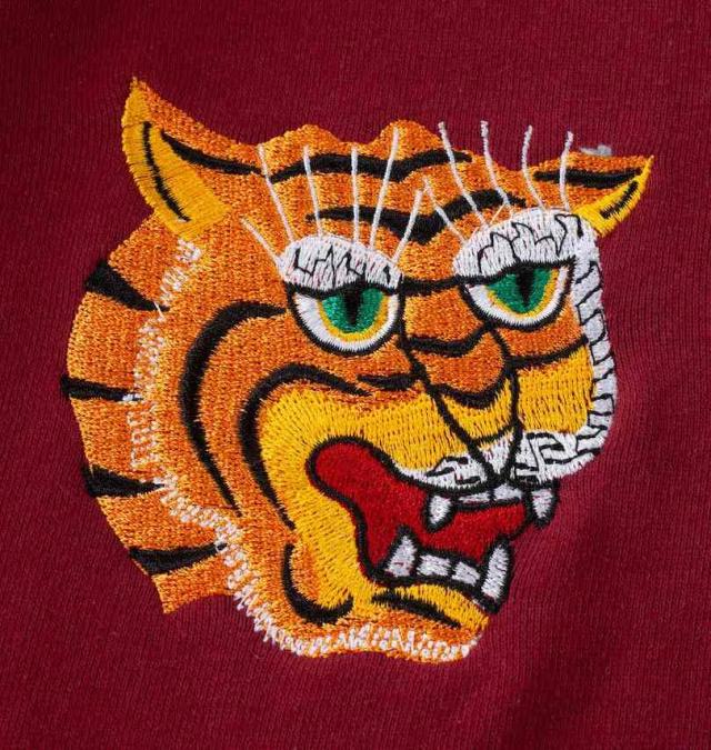 大きいサイズ YOIDORE スーベニア フルジップ パーカー ワイン 3L 4L 5L 6L/1278-4327-1-128