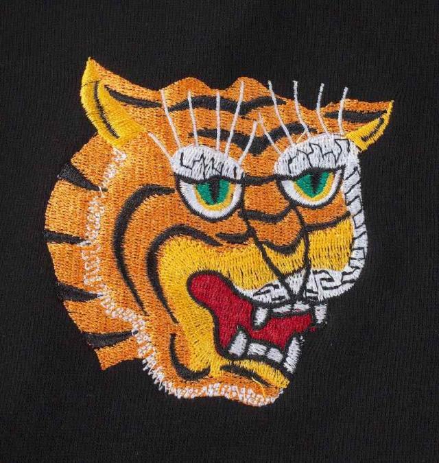 大きいサイズ YOIDORE スーベニア フルジップ パーカー ブラック 3L 4L 5L 6L/1278-4327-2-128