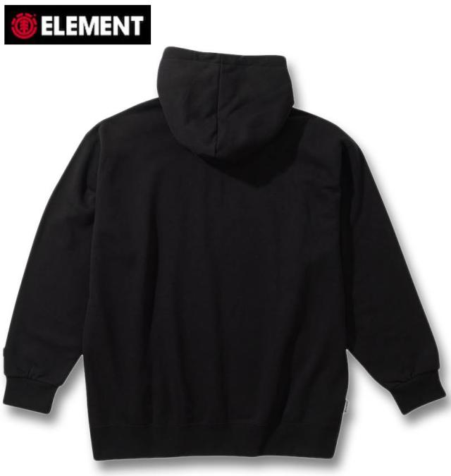 大きいサイズ ELEMENT VERTICAL プルパーカー ブラック 3L 4L 5L 6L/1278-4617-2-128