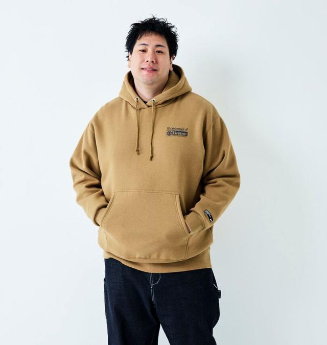 大きいサイズ ELEMENT ESSENTIAL プルパーカー ブラウン 3L 4L 5L 6L/1278-5366-1-128