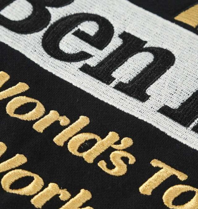 大きいサイズ BEN DAVIS レーベル刺繍 プルパーカー ブラック 3L 4L 5L 6L/1278-5612-2-128