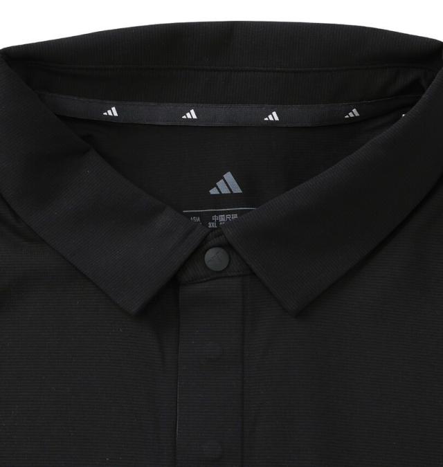 大きいサイズ adidas golf アディダスゴルフ 接触冷感 ユニバーサル ベンチレーション 半袖 シャツ ブラック 4XL 5XL/1278-6210-2-128_2