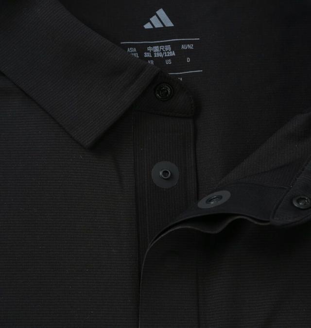 大きいサイズ adidas golf アディダスゴルフ 接触冷感 ユニバーサル ベンチレーション 半袖 シャツ ブラック 4XL 5XL/1278-6210-2-128_3