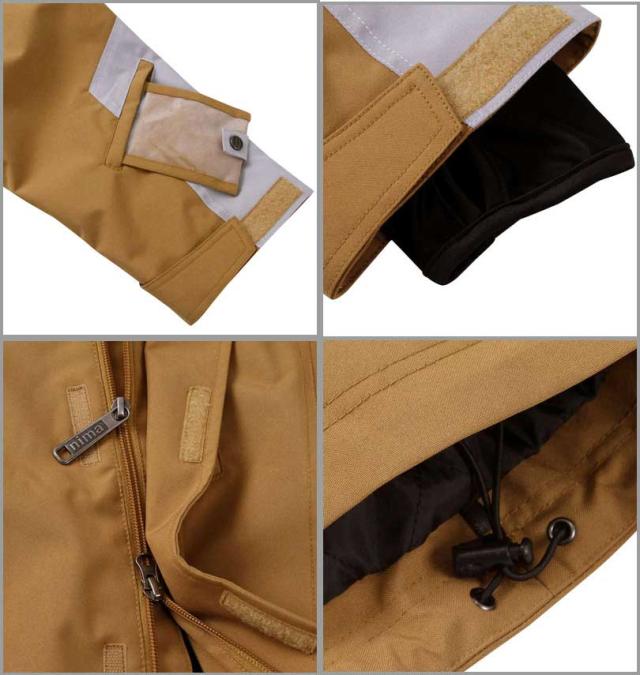 大きいサイズ nima スノーボードジャケット キャメル 3L 5L 7L/1256-3310-3-430