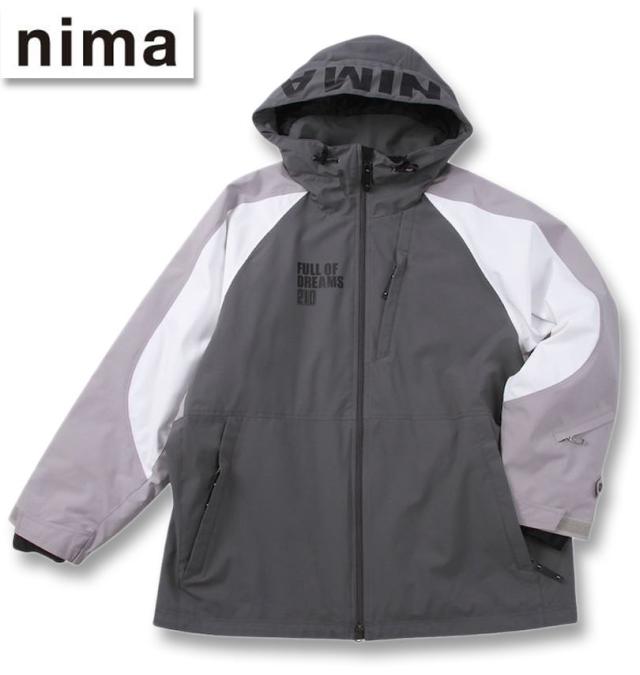 大きいサイズ nima スノーボード ジャケット メタルグレー 3L 5L 7L/1256-4300-1-430