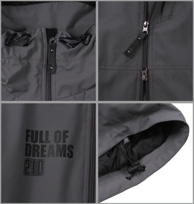 大きいサイズ nima スノーボード ジャケット メタルグレー 3L 5L 7L/1256-4300-1-430