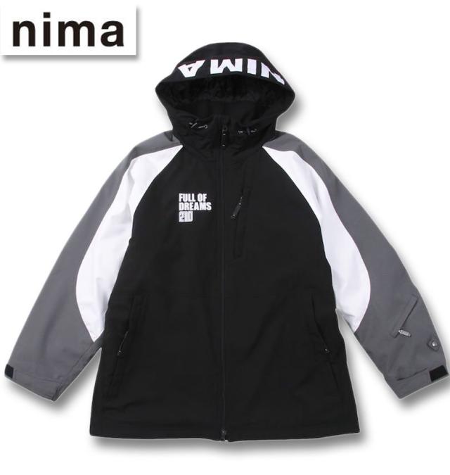 大きいサイズ nima スノーボード ジャケット ブラック 3L 5L 7L/1256-4300-2-430
