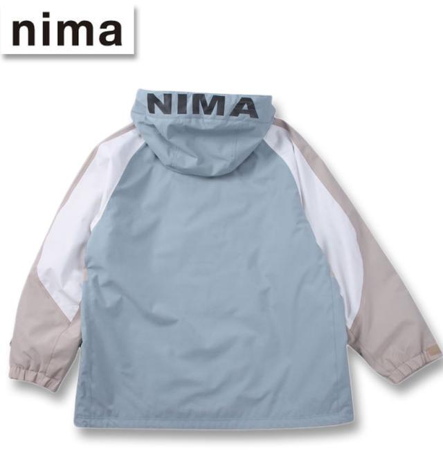 大きいサイズ nima スノーボード ジャケット ブルーグレー 3L 5L 7L/1256-4300-3-430
