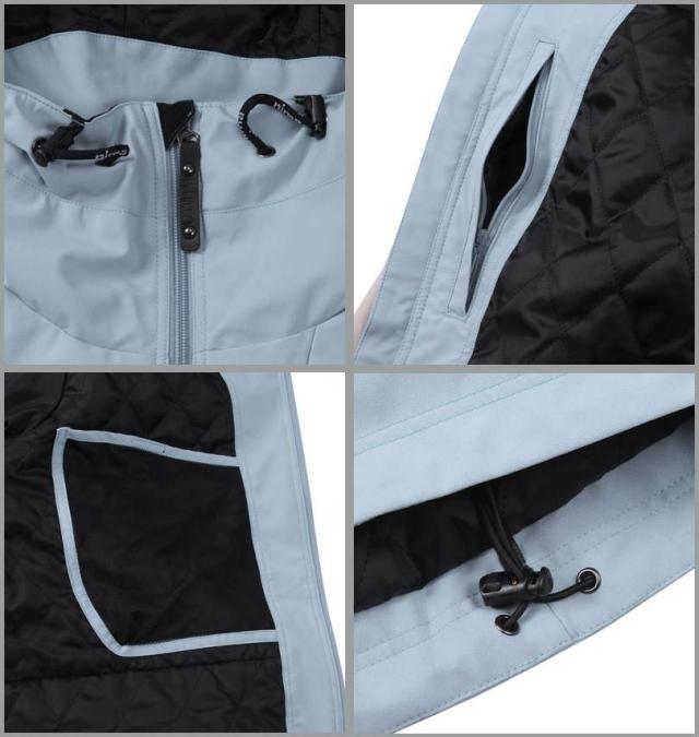 大きいサイズ nima スノーボード ジャケット ブルーグレー 3L 5L 7L/1256-4300-3-430