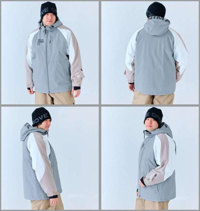 大きいサイズ nima スノーボード ジャケット ブルーグレー 3L 5L 7L/1256-4300-3-430