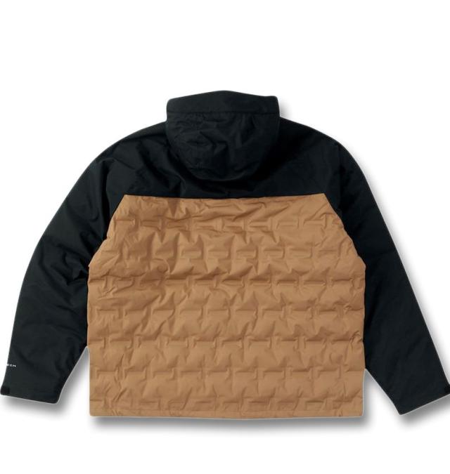 大きいサイズ Columbia グランドトレック2 ダウン フード ジャケット デルタ×ブラック 1X 2X 3X 4X 5X 6X/1273-4300-1-330