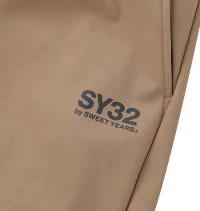 大きいサイズ SY32 by SWEET YEARS 3レイヤー フリース ライニング ジョガーパンツ ベージュ 3L 4L 5L 6L/1274-5366-1-230