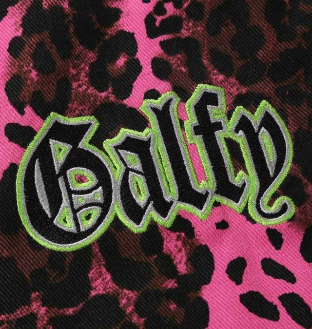 大きいサイズ GALFY GALひょうちゃん ハーフパンツ ピンクヒョウ柄 3L 4L 5L 6L/1254-5210-1-138