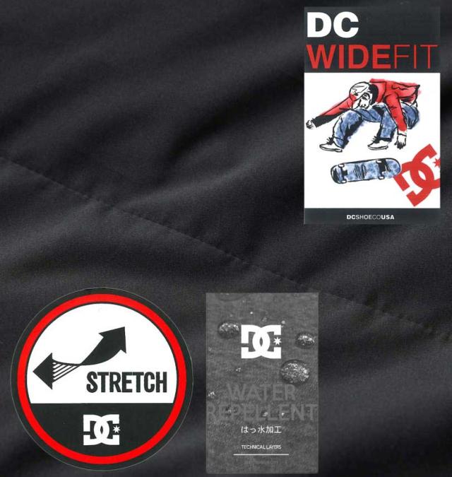大きいサイズ DCSHOES 23DOWN CLACIER ジャケット ブラック 3L 4L 5L 6L/1273-3365-2-338