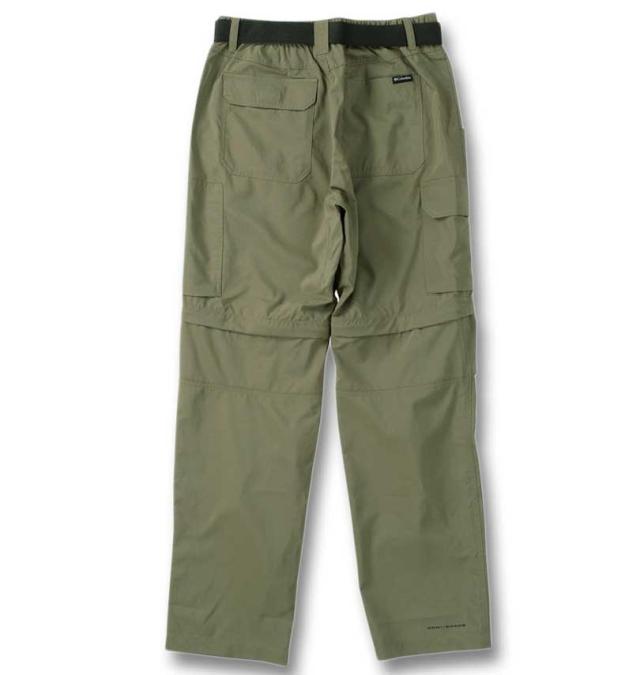 大きいサイズ Columbia シルバーリッジ ユーティリティ コンバーチブル パンツ ストーングリーン W42〜W52/1274-4210-1-138