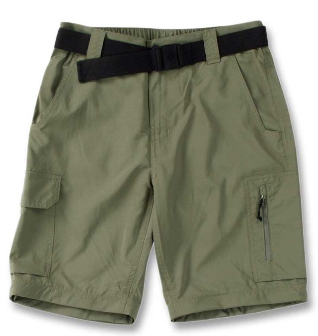 大きいサイズ Columbia シルバーリッジ ユーティリティ コンバーチブル パンツ ストーングリーン W42〜W52/1274-4210-1-138