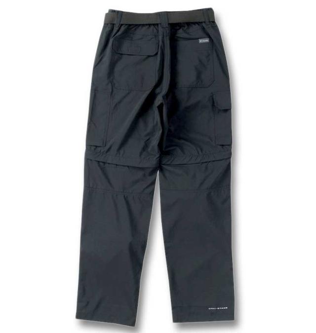 大きいサイズ Columbia シルバーリッジ ユーティリティ コンバーチブル パンツ ブラック W42〜W52/1274-4210-2-138