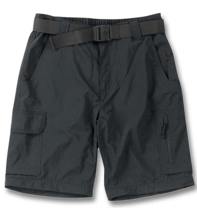 大きいサイズ Columbia シルバーリッジ ユーティリティ コンバーチブル パンツ ブラック W42〜W52/1274-4210-2-138