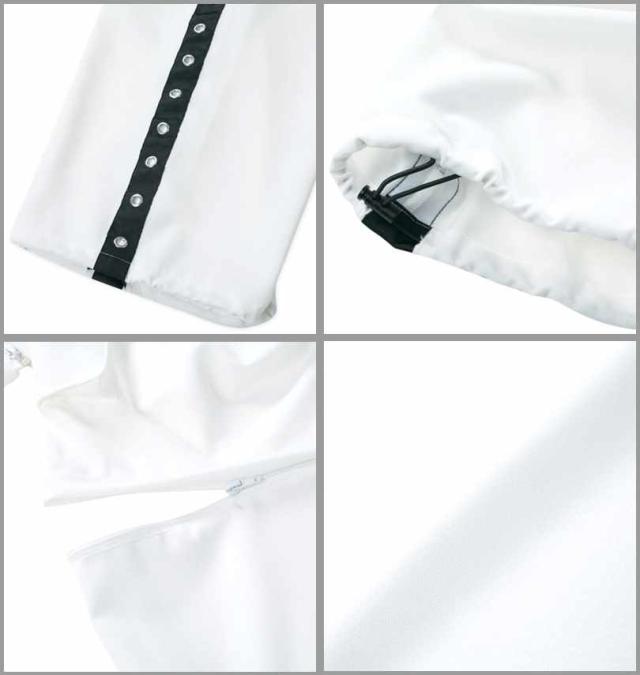 大きいサイズ PSYCHO NATION 脱着 ハトメ カーゴパンツ 2way ホワイト 3L 4L 5L 6L/1274-4335-1-138