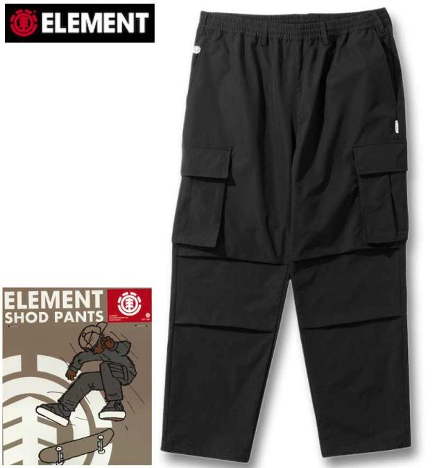 大きいサイズ ELEMENT SHOD カーゴパンツ ブラック 3L 4L 5L 6L/1274-4361-2-138の通販は 10,930円