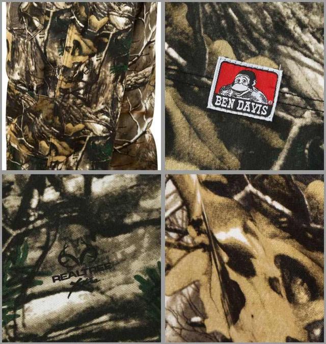 大きいサイズ BEN DAVIS ツイル ペインターパンツ カモフラ 3L 4L 5L 6L/1274-5355-1-138
