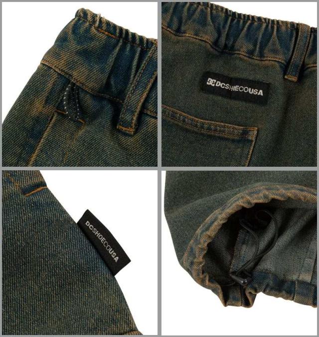 大きいサイズ DCSHOES 25 デニム カーゴパンツ ライトインディゴ 3L 4L 5L 6L/1274-5381-1-138