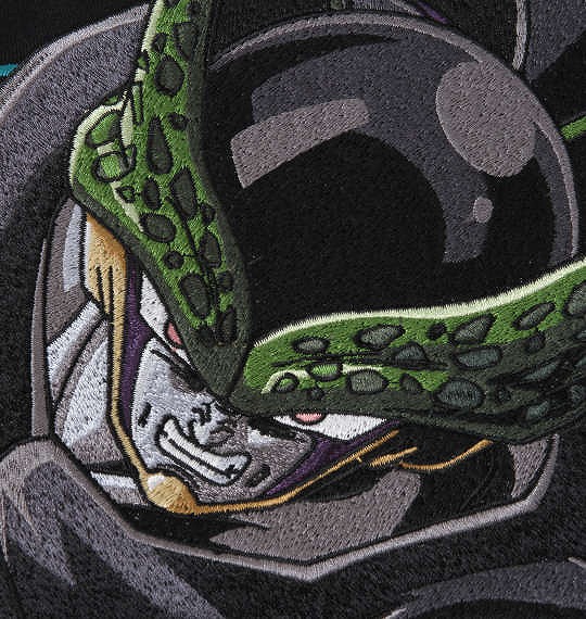 大きいサイズ 絡繰魂×DRAGONBALL Z セル完全体長袖Tシャツ ブラック 3L 4L 5L 6L/1278-0680-1-138