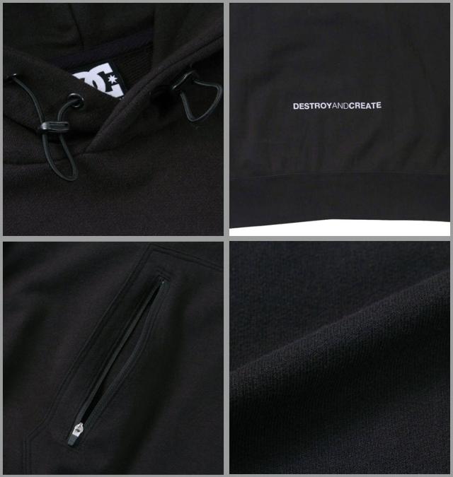 大きいサイズ DCSHOES 23 ST VERTICALプルパーカー ブラック 3L 4L 5L 6L/1278-3111-2-138