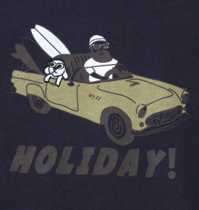 大きいサイズ FUN for modemdesign fun friends ojisan プルパーカー ネイビー 3L 4L 5L 6L/1278-3609-2-138