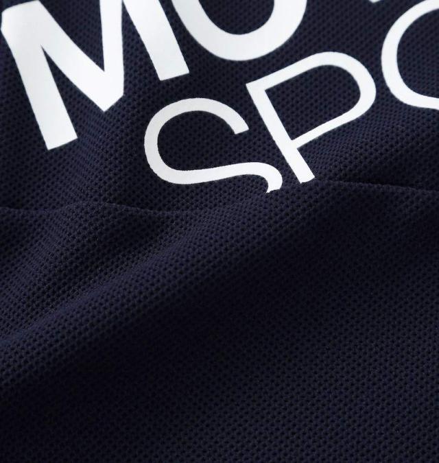 大きいサイズ MOVESPORT SUNSCREEN 鬼鹿の子 半袖 ポロシャツ ネイビー 3L 4L 5L 6L/1278-5231-2-138