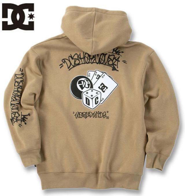 大きいサイズ DCSHOES GAME プルパーカー ベージュ 3L 4L 5L 6L/1278-5316-1-138