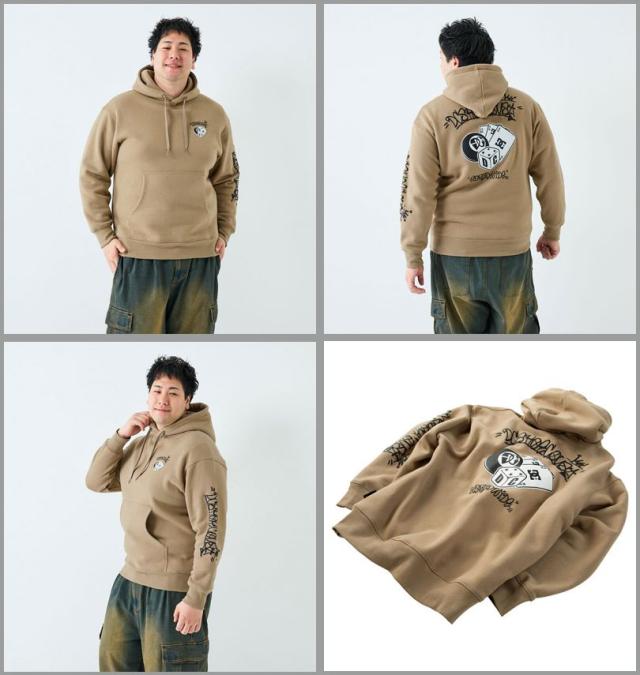 大きいサイズ DCSHOES GAME プルパーカー ベージュ 3L 4L 5L 6L/1278-5316-1-138
