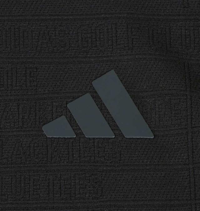 大きいサイズ adidas golf アディダスゴルフ シーズナルジャガード 長袖 シャツ ブラック 3XL 4XL 5XL/1278-5350-2-138