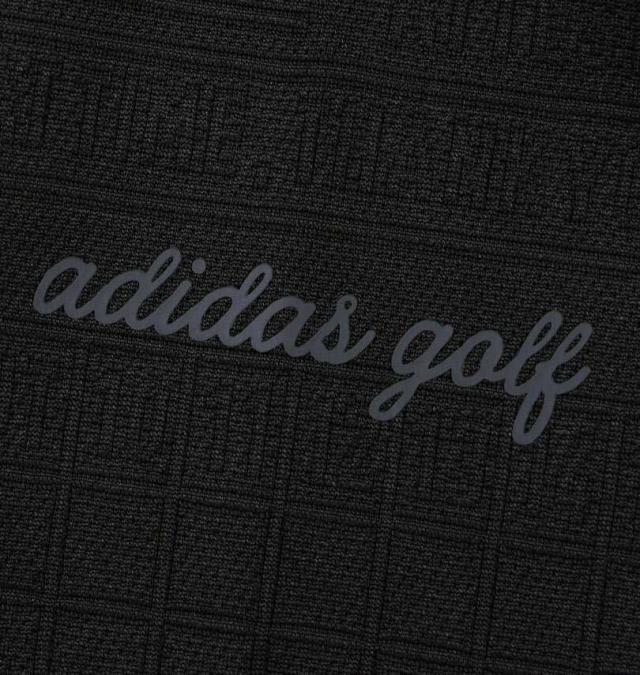 大きいサイズ adidas golf アディダスゴルフ シーズナルジャガード 長袖 シャツ ブラック 3XL 4XL 5XL/1278-5350-2-138