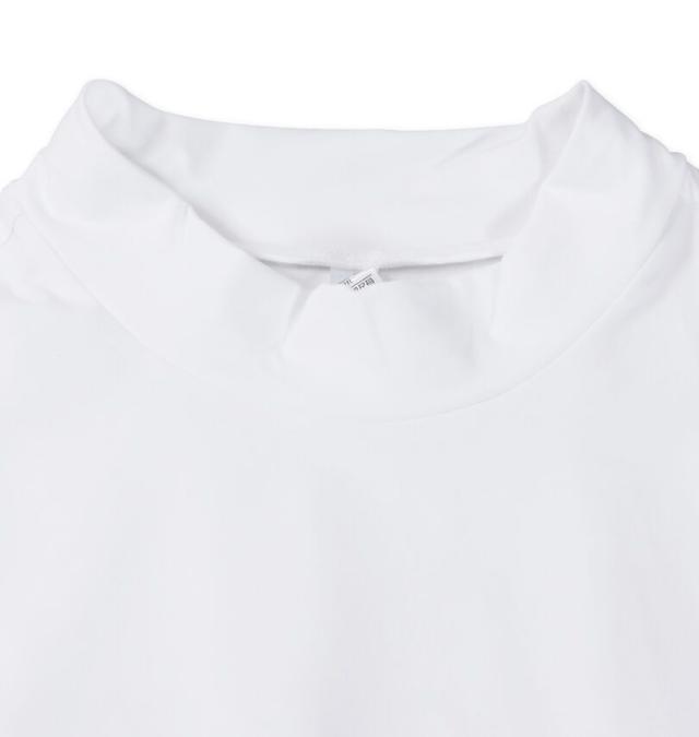 大きいサイズ adidas golf アディダスゴルフ バックグラフィック 長袖 モックネックシャツ ホワイト 3XL 4XL 5XL/1278-5351-1-138